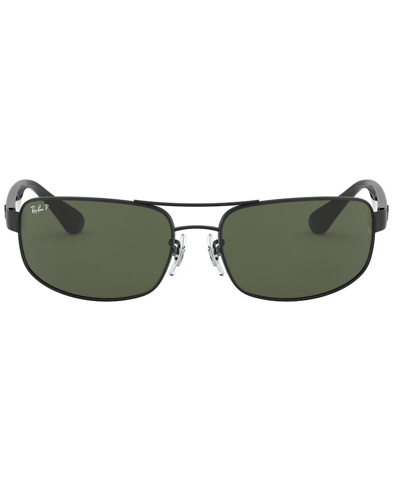 Ray-Ban Men's Polarized Sunglasses, RB3445 64