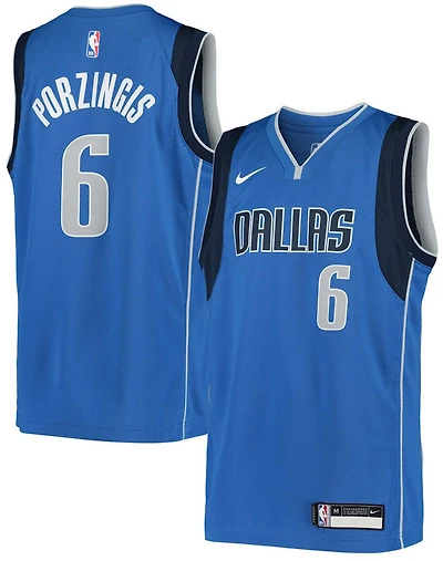 Big Boys and Girls Dallas Mavericks 2020/21 Swingman Jersey Icon Edition
