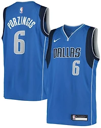 Big Boys and Girls Dallas Mavericks 2020/21 Swingman Jersey Icon Edition