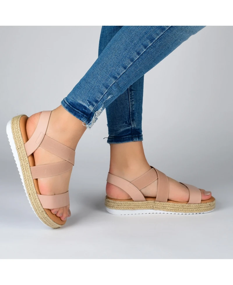 Journee Collection Women's Caroline Espadrille Sandals