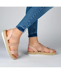 Journee Collection Women's Caroline Espadrille Sandals