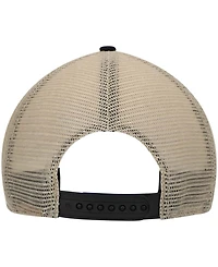 Men's Black, Natural Baltimore Ravens Trawler Trucker Clean Up Snapback Hat