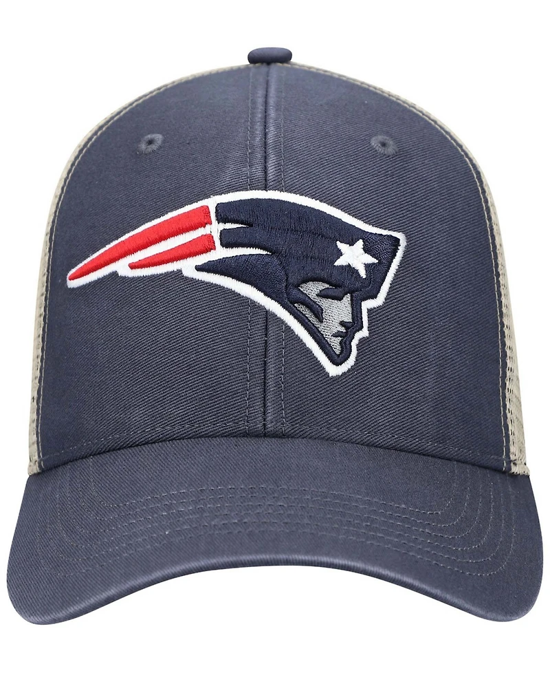 Men's Navy New England Patriots Flagship Mvp Snapback Hat