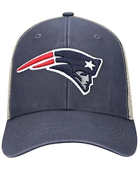 Men's Navy New England Patriots Flagship Mvp Snapback Hat