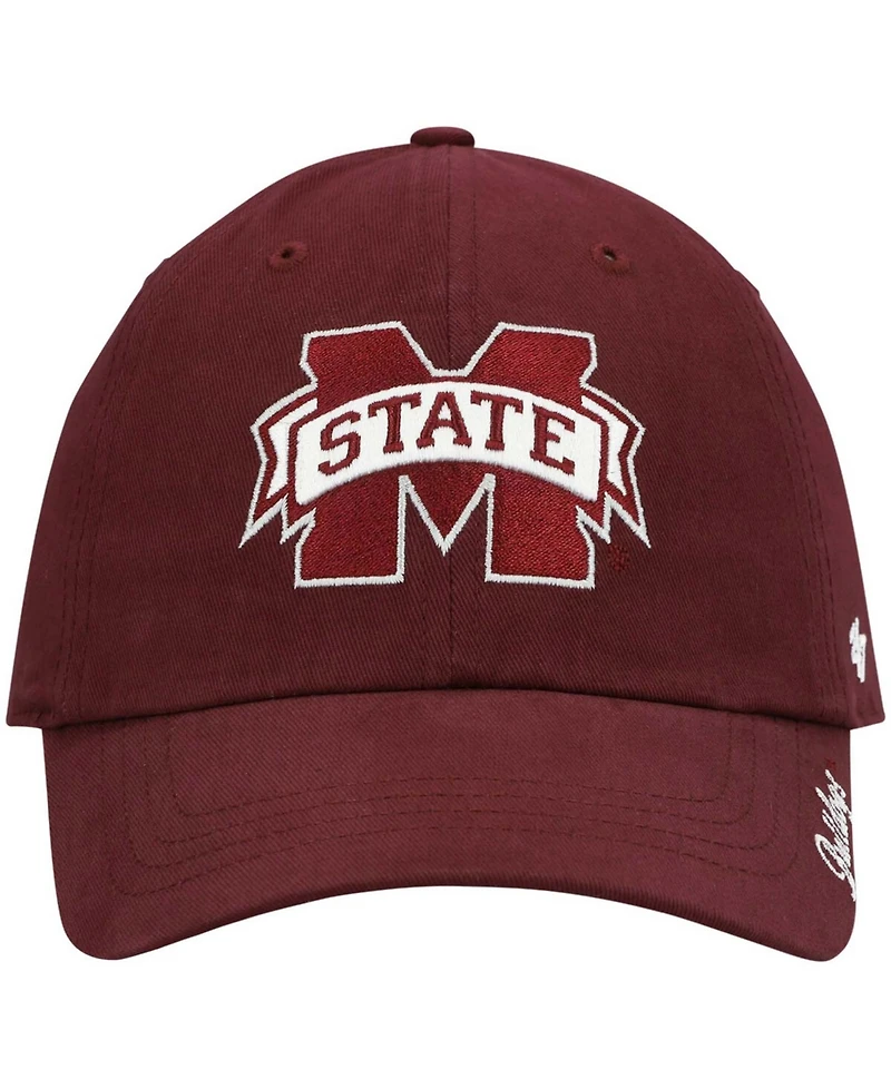 Women's Maroon Mississippi State Bulldogs Miata Clean Up Logo Adjustable Hat