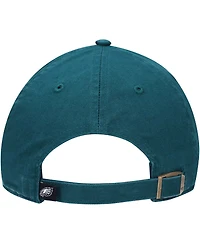 Boys Midnight Green Philadelphia Eagles Logo Clean Up Adjustable Hat