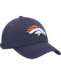 Women's Navy Denver Broncos Miata Clean Up Primary Adjustable Hat