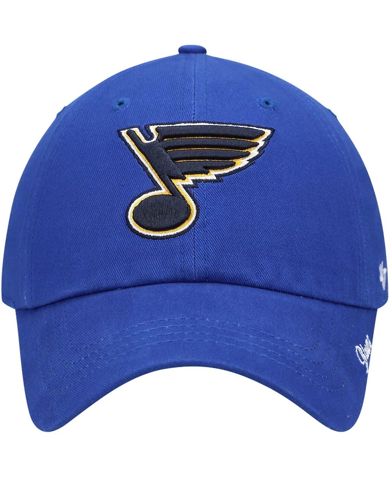 Women's Blue St. Louis Blues Team Miata Clean Up Adjustable Hat