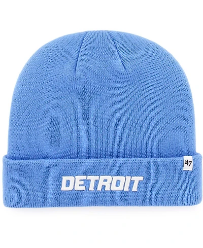 Boys Blue Detroit Lions Basic Cuffed Knit Hat
