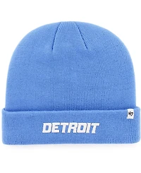 Boys Blue Detroit Lions Basic Cuffed Knit Hat