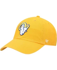Men's Gold-Tone Los Angeles Rams Secondary Clean Up Adjustable Hat