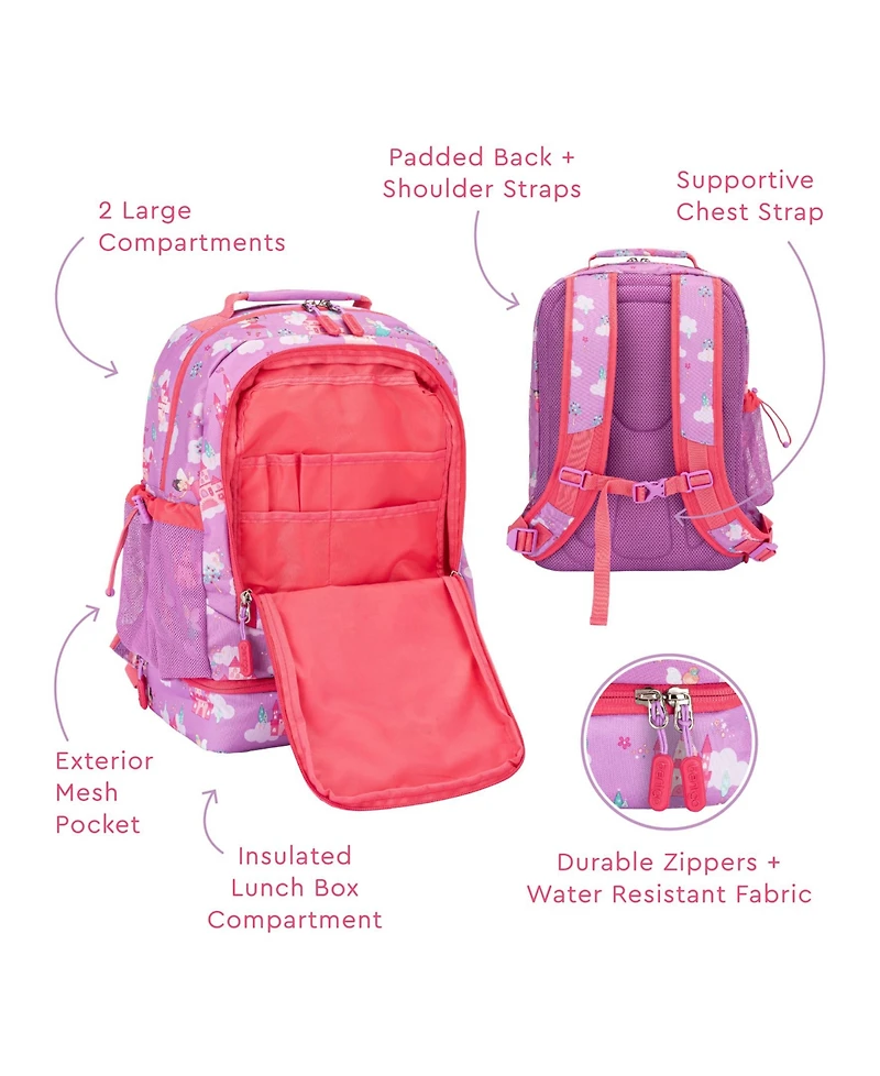 Bentgo Kids Prints 2-In-1 Backpack and Insulated Lunch Bag