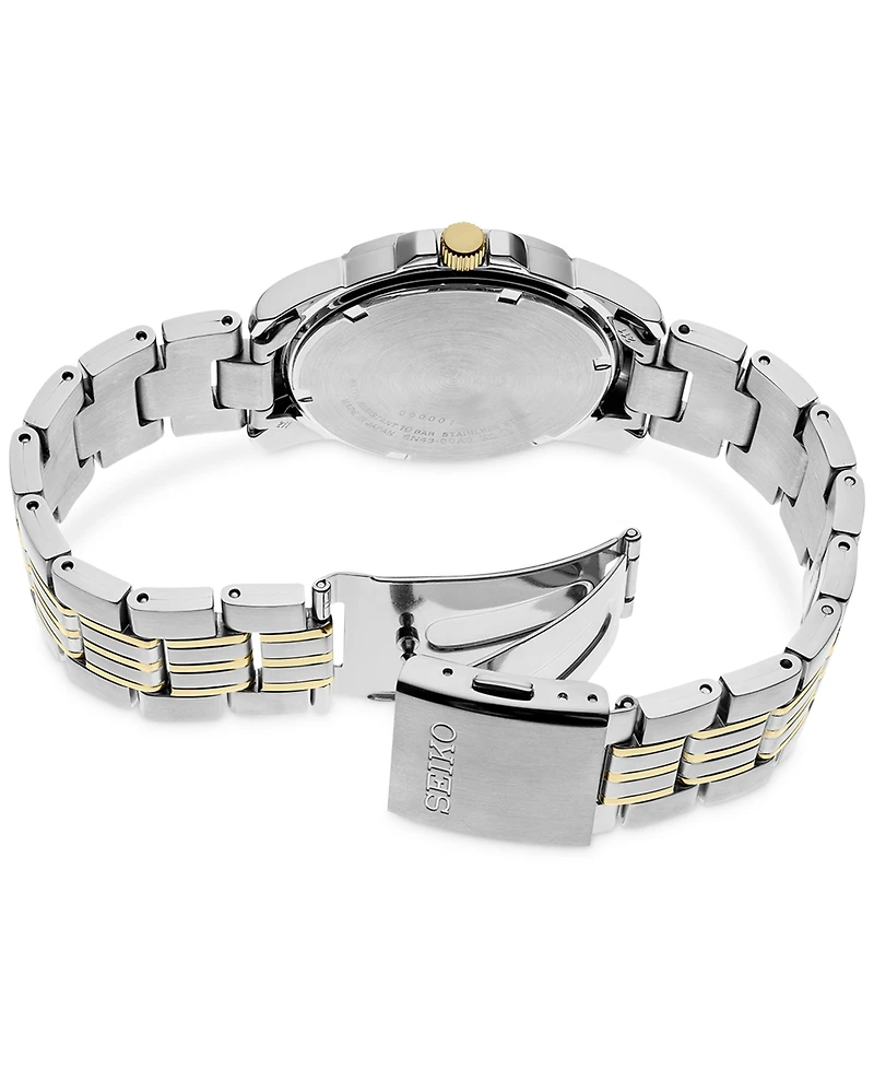 Seiko Men's Essentials Two-Tone Stainless Steel Bracelet Watch 39mm