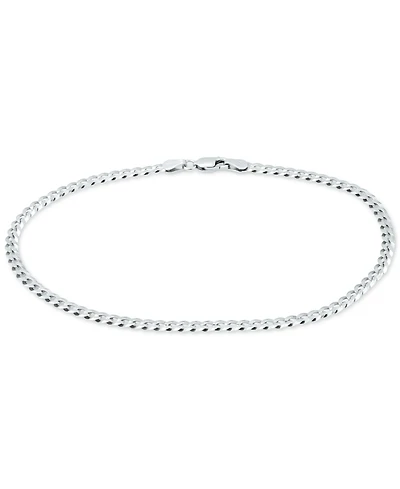 Giani Bernini Curb Link Ankle Bracelet, Created for Macy's