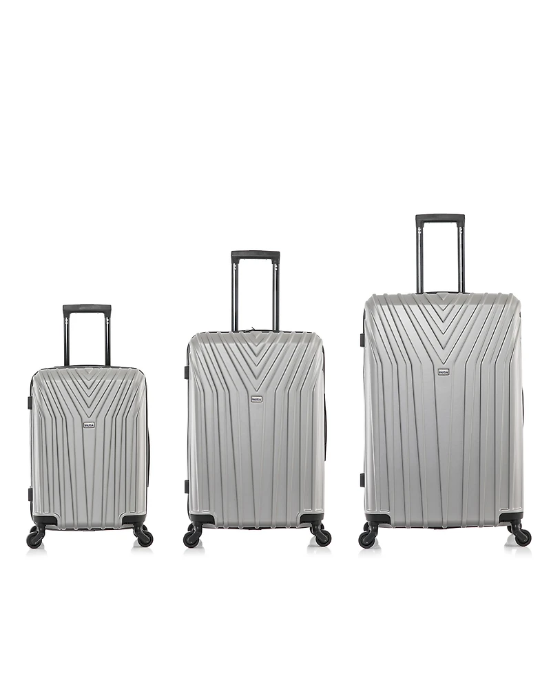 InUSA Vasty Lightweight Hardside Spinner Luggage Set, 3 piece