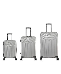 InUSA Vasty Lightweight Hardside Spinner Luggage Set, 3 piece