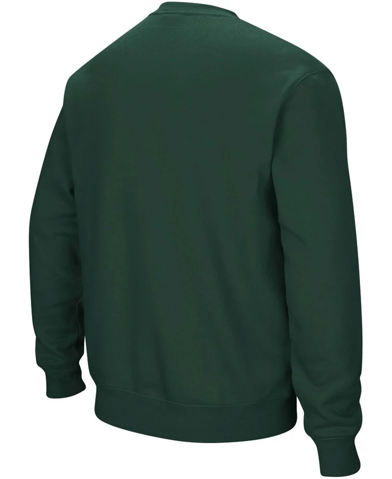 Colosseum Men's Miami Hurricanes Arch & Logo Crew Neck Sweatshirt