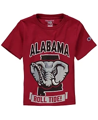 Big Boys Crimson Alabama Tide Strong Mascot T-shirt