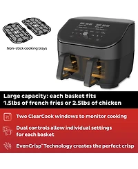 Instant Pot Vortex Plus Xl 8 Qt. Dual Basket Air Fryer