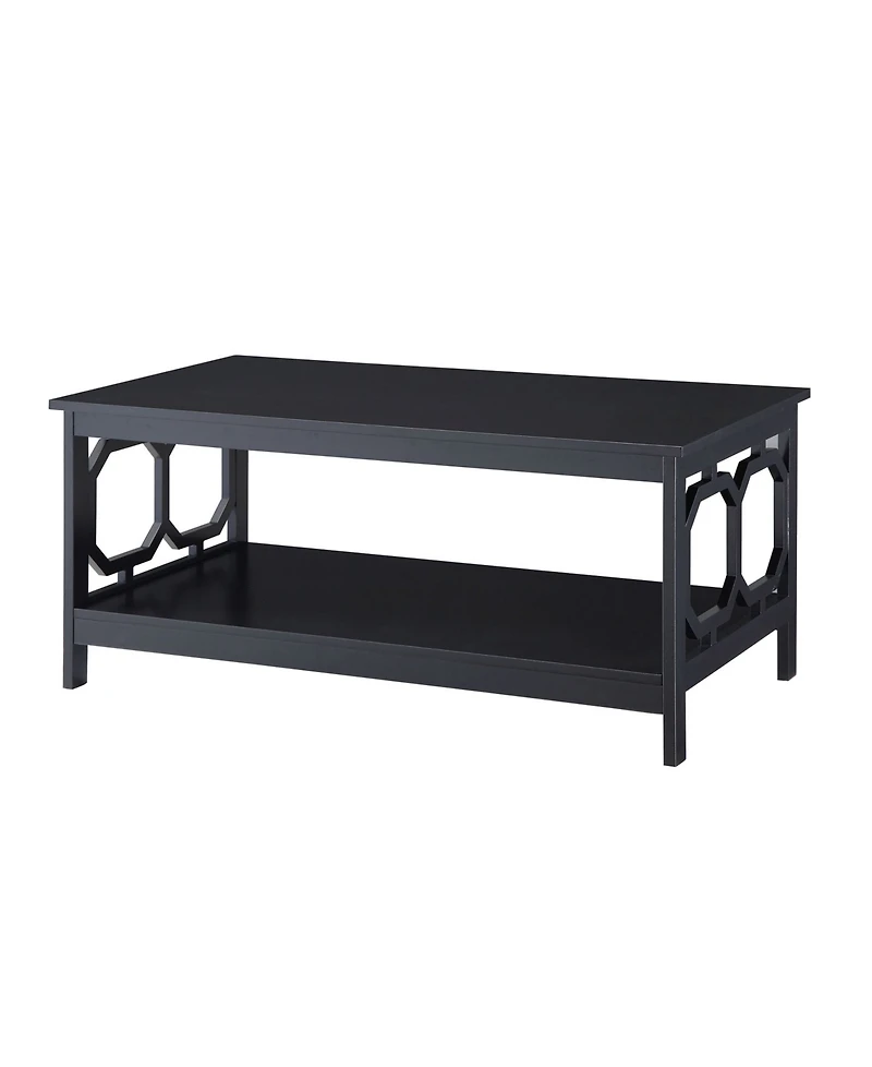 Omega Coffee Table with Shelf