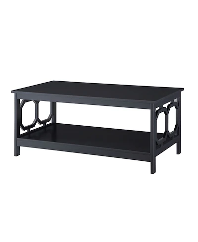 Omega Coffee Table with Shelf