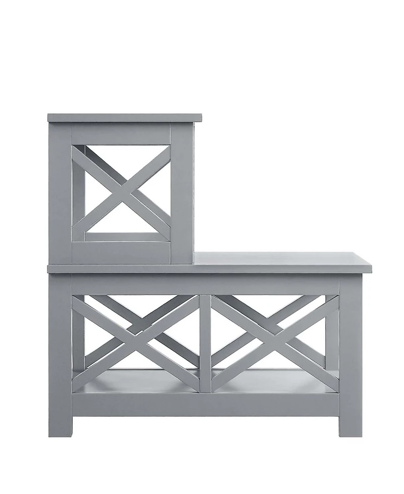 Oxford 2 Step Chairside End Table