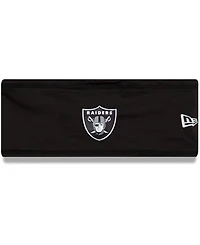 Men's Black Las Vegas Raiders Official Training Camp Coolera Headband