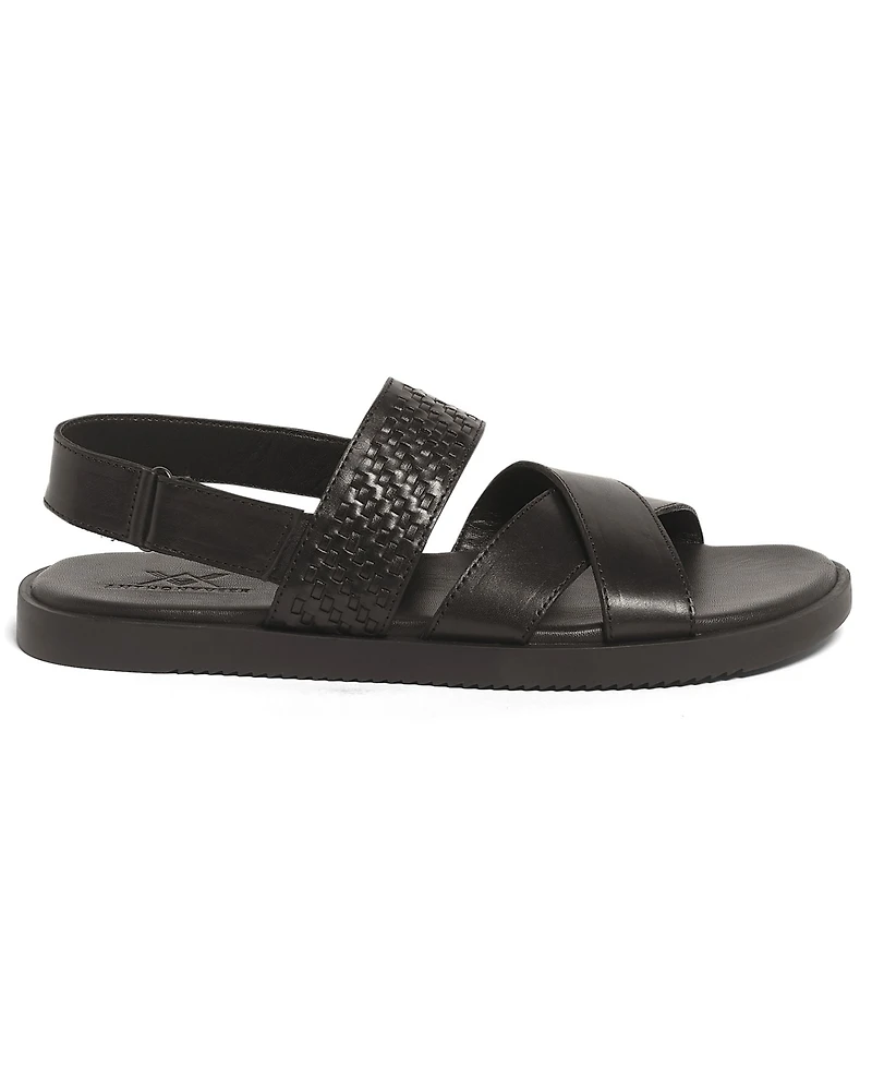 Anthony Veer Men's Mumbai Cross Strap Comfort Sandals