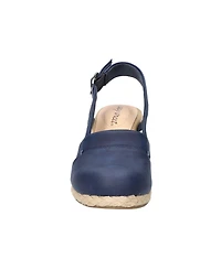 Easy Street Women's Stargaze Espadrille Slingback Wedges