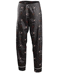 Women's Black Philadelphia Flyers Long Sleeve Button-Up Shirt Pants Sleep Set