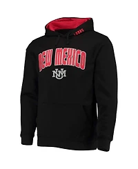 Colosseum Men's New Mexico Lobos Arch and Logo Pullover Hoodie