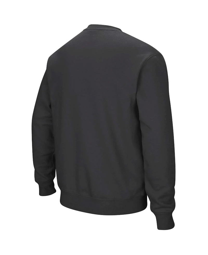 Colosseum Men's Auburn Tigers Arch and Logo Crew Neck Sweatshirt