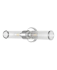 Cecil 2-Light Tall Cylinder Modern Mid-Century Led Vanity