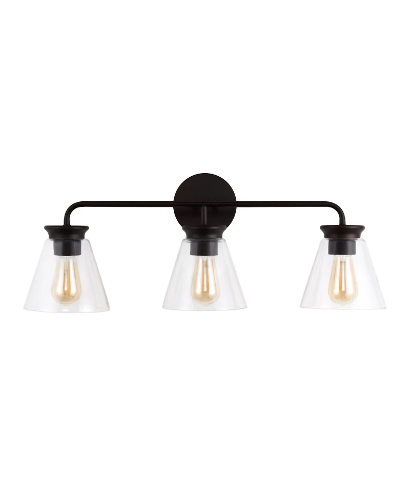Kondo 3-Light Modern Farmhouse Iron Led Vanity