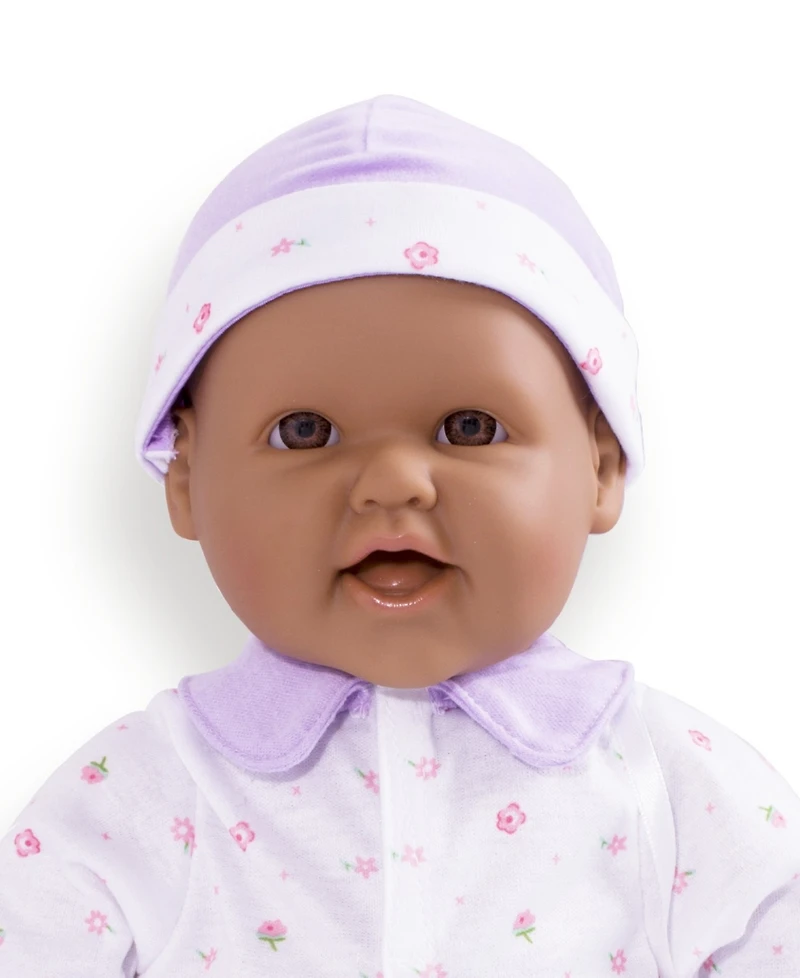 La Baby Hispanic 16" Soft Body Baby Doll Purple Outfit - Hispanic