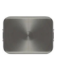 Rachael Ray Hard-Anodized Non-Stick 12" x 16" Roaster & Dual-Height Rack