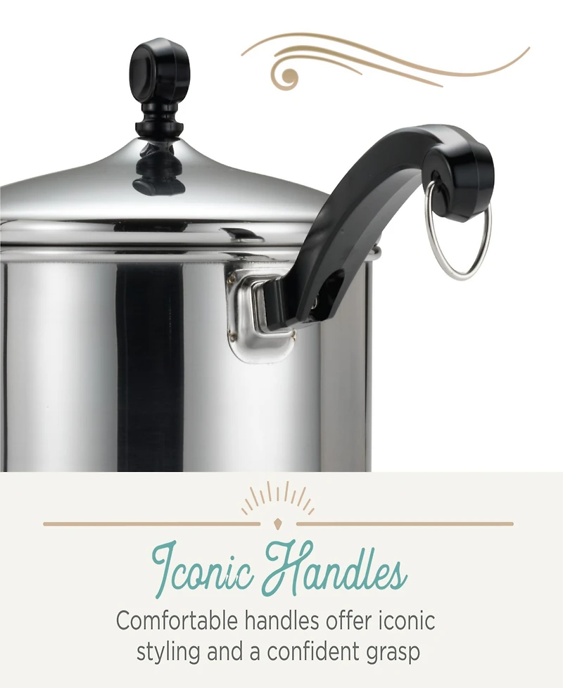 Farberware Classic Series Stainless Steel 8-Qt. Saucepot & Lid