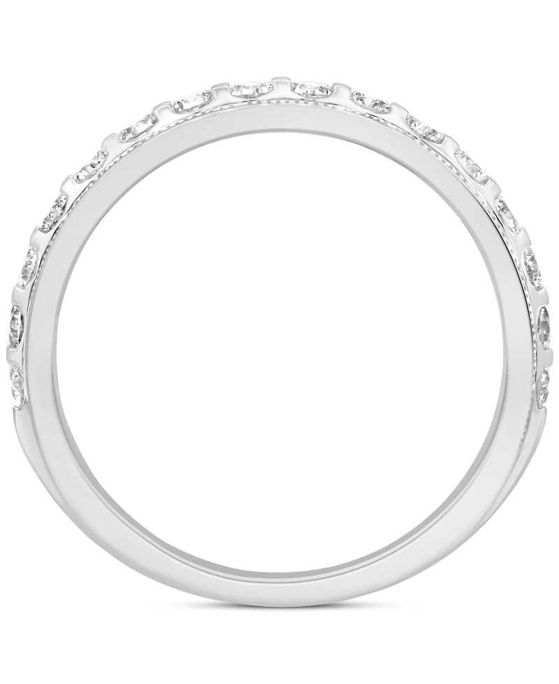 Men's Diamond Milgrain Bead Band (1 ct. t.w.) 10k Gold