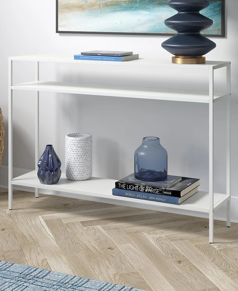 Ricardo Console Table with Shelves, 42" x 10"