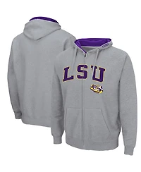Colosseum Men's Lsu Tigers Arch Logo 3.0 Full-Zip Hoodie