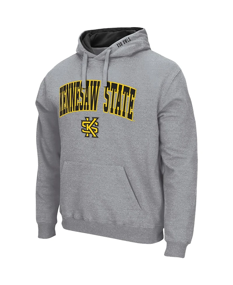 Colosseum Men's Kennesaw State Owls Arch and Logo Pullover Hoodie