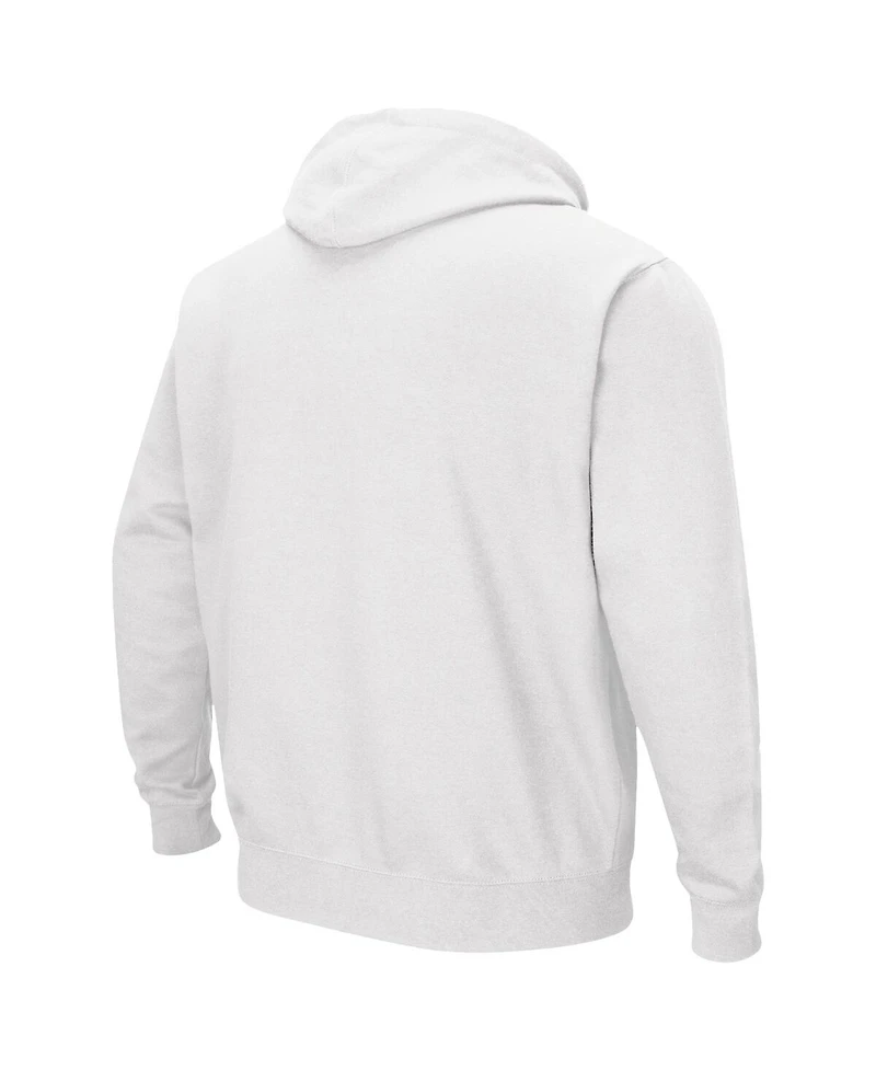 Men's Charcoal Miami University Redhawks Arch and Logo Pullover Hoodie