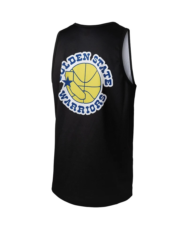 Men's Tim Hardaway and Latrell Sprewell Black Golden State Warriors Slam Player Tank Top