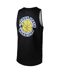 Men's Tim Hardaway and Latrell Sprewell Black Golden State Warriors Slam Player Tank Top