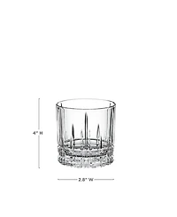 Spiegelau Perfect Serve Double Old Fashioned Glass Set, Set of 4, 13 Oz