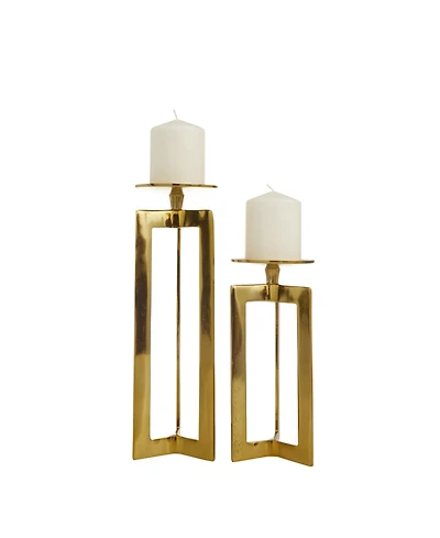 Contemporary Candle Holder, Set of 2