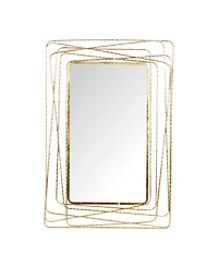 Metal Contemporary Wall Mirror, 47" x 31"