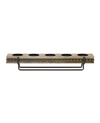 Wood Natural Candlestick Holders