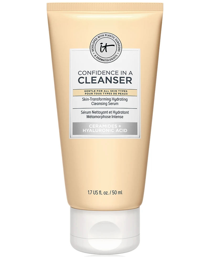 It Cosmetics Travel Size Confidence in a Cleanser Hydrating Face Wash, 1 fl.oz