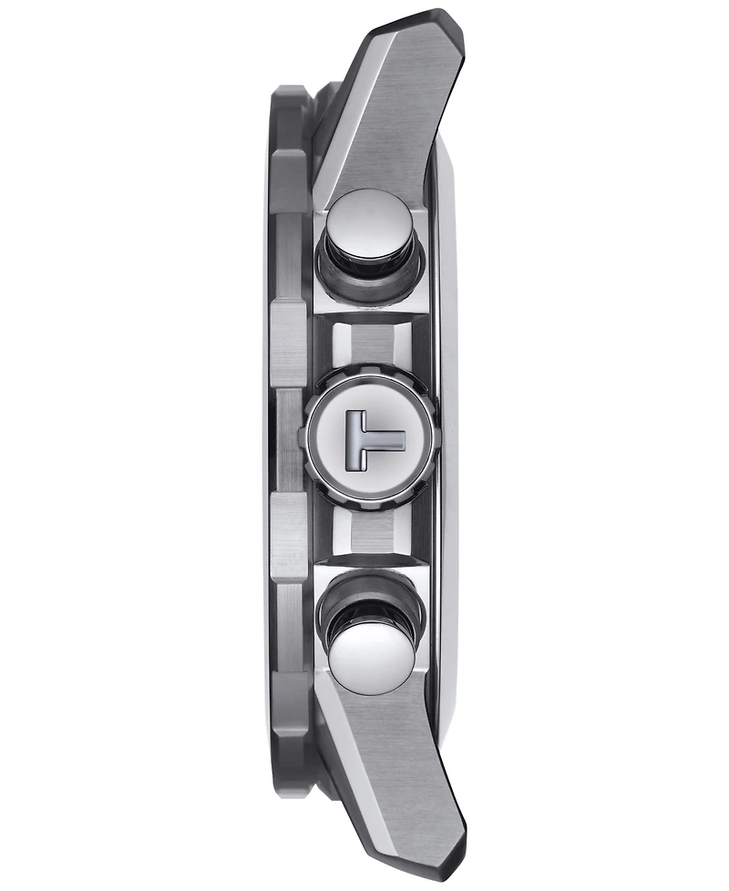 Tissot Men's Swiss Chronograph Supersport Textile Strap Watch 40mm